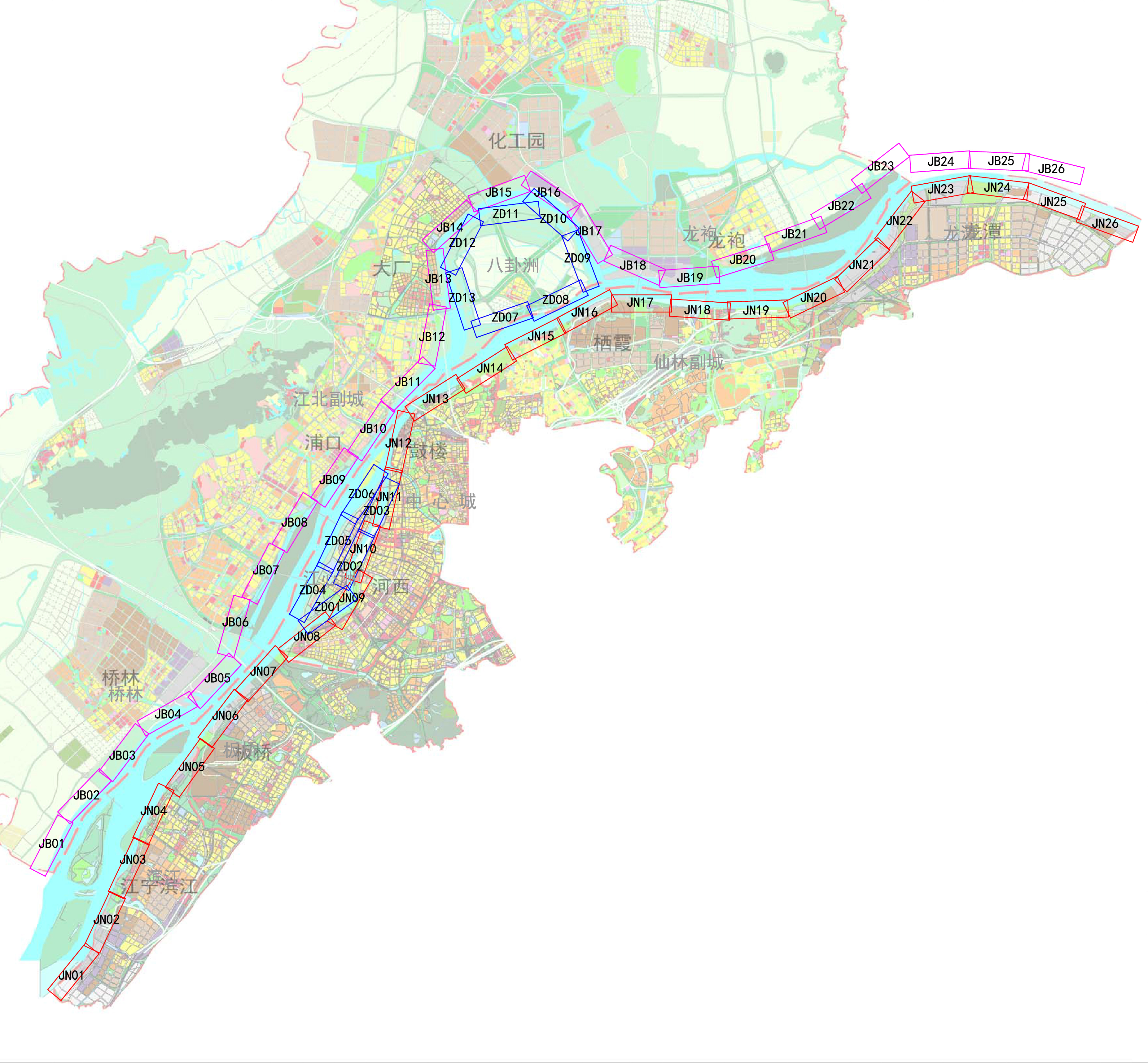 南京市域濱江岸線利用詳細規劃（2014-2030）