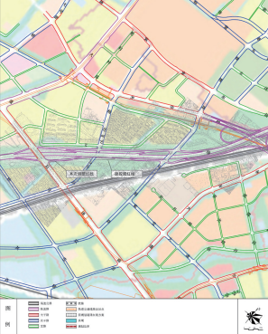 繞城公路兩(liǎng)側路網調整規劃