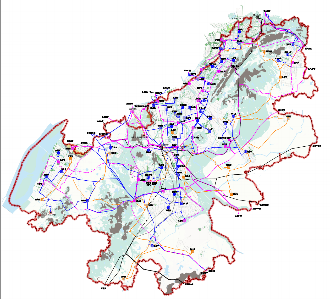 江甯區電力建設規劃(2018~2025)